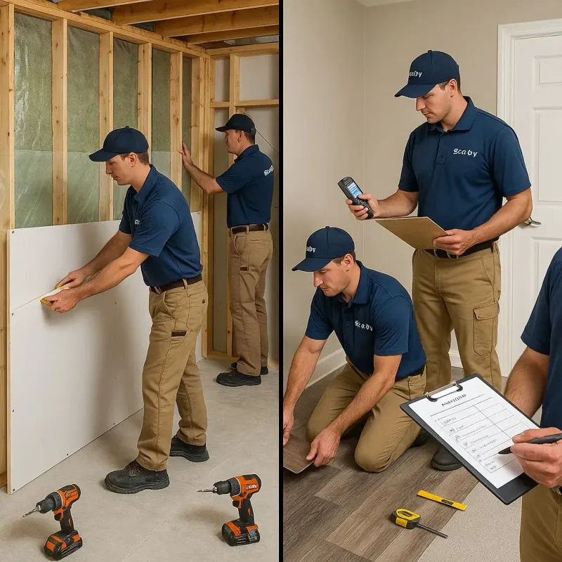 Repairs and Reconstruction process in Lovejoy, GA
